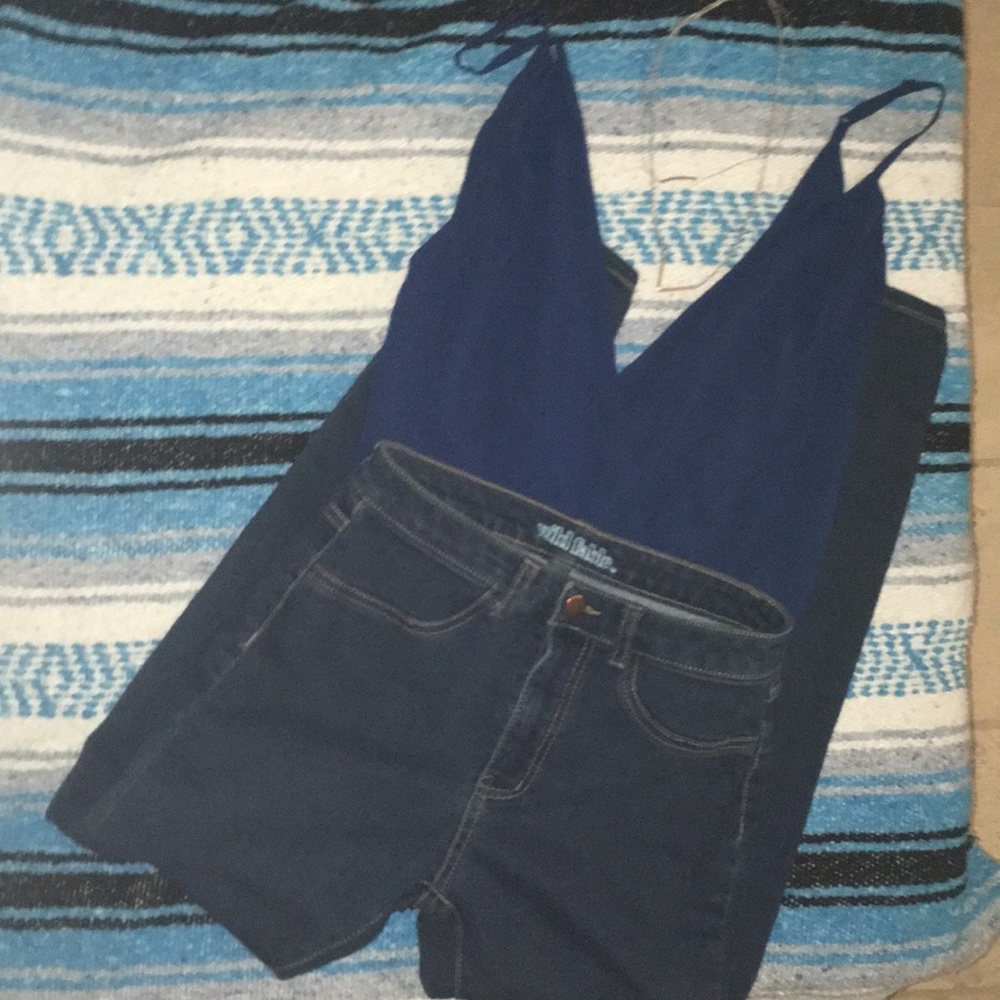 High Waist target Jeans